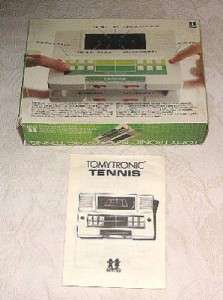 Tomy Electronics TENNIS Vintage Electronic Hand Held Handheld Game VTG 