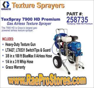 Graco TexSpray 7900 HD Gas Texture Sprayer   258735  