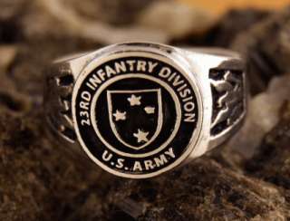 US ARMY 23rd Infantry Division ring Americal Division  