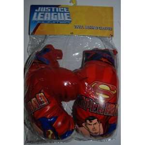   Justice League Unlimited Vinyl Boxing Gloves   Superman Toys & Games