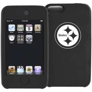Pittsburgh Steelers Black Silicone iPod Touch Case 845933030171  