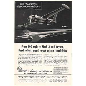   Cardinal KD2B 1 Target Drone Aircraft Print Ad (50187)