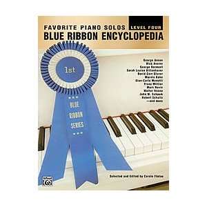  Blue Ribbon Encyclopedia Favorite Piano Solos Musical 