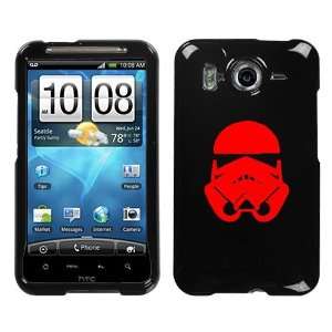   4G RED STORMTROOPER ON A BLACK HARD CASE COVER 