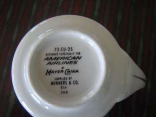American Airlines First Class Coffee Cup   Collectors  
