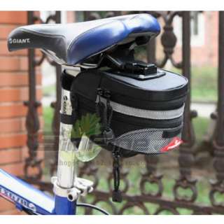 NEW 2011 Cycling Bicycle Bike outdoor Saddle Seat Pouch BLACK Bag 
