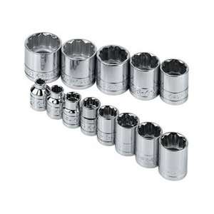  S K Hand Tool 664 4653 13 Piece 12 Point Socket Sets 
