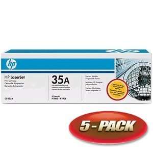  HP 35a LaserJet Black Smart Print Cartridge 5 Pack 