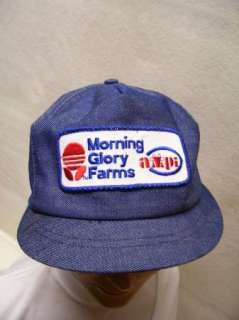   Morning Glory Farms AMPI Ladies Denim Snapback Cap/Hat Dairy NOS