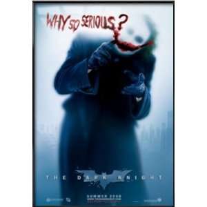   The Joker   Why So Serious   Blue) (Size 27 x 39)