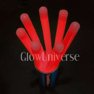   Jumbo Lumistick Glow Stick Light Sticks Red (Tube of 20) Toys & Games