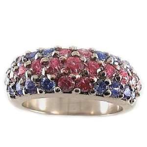  1.85ct. Pink & Blue Sapphire Gemstone Ring Jewelry