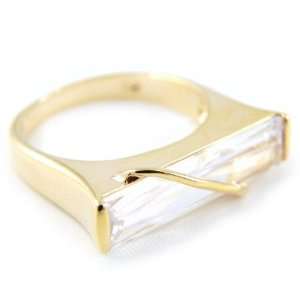  Ring plated gold Nova white.   Taille 56 Jewelry