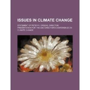   Conference on Climate Change (9781234419967) U.S. Government Books