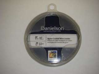Danielson Nylon Coated Fishing Wire Leader Material LDRWC20 20lb 30ft 