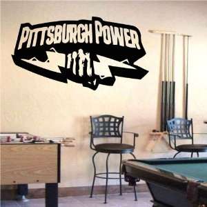   Vinyl Sticker Sports Logos Pittsburgh Power (S829)