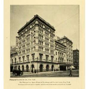  1904 Print Metropolitan Opera House Architecture New York 