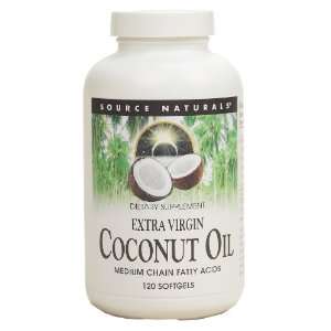  Source Naturals Extra Virgin Coconut Oil, 120 Softgel 