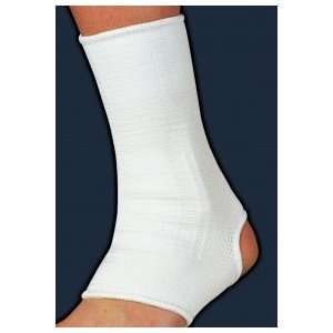  Bell Horn Elastic Ankle Support White   Small Health 