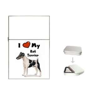  I Love My Rat Terrier Flip Top Lighter Health & Personal 