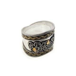 Paladins Medieval Finger Armor Sterling Silver 20mm Wide Ring(Sizes 9 