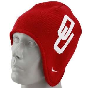  Nike Oklahoma Sooners Crimson First Down Knit Beanie 