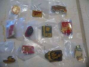 Set of 11 Vintage McDonalds Collector Pins   Hat Tacks   Lot  