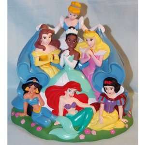    Disney World Princess Tiana Belle Ariel Jasmine Bank Toys & Games