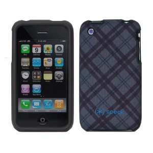  Speck iPhone 3G Fitted Case   TartanPlaid Gray Cell 