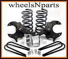 1987 CHEVY S10 2/3 DROP KIT 2 Front Spindles 3 Rear Blocks Lowering 