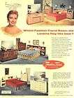 1956 Fashion Trend Bedroom Furniture Vintage Ad