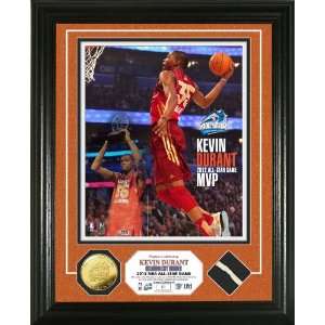  Kevin Durant 2012 NBA All Star Game Used Net Gold Coin 