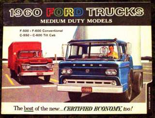 1960 Ford Trucks Medium Duty Models Brochure 60  