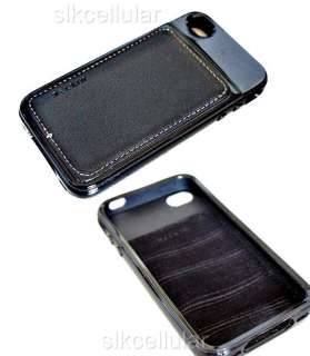 BELKIN iPHONE 4 G GRIP EDGE LEATHER SHELL CASE COVER  