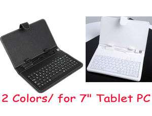   Keyboard Leather Case Cover Bag + Pen for 7 Inch Tablet MID PC  