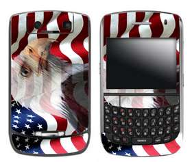 Blackberry Curve 8900 Skin Sticker Cover US Flag  