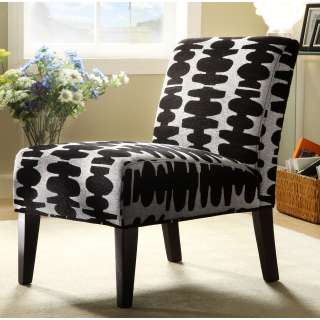 Decor Black and Light Grey Lounge Chair  