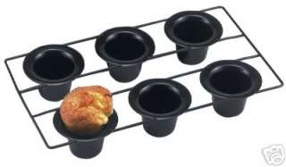 NORPRO Nonstick Linking Popover Pan 6 Cup NEW  