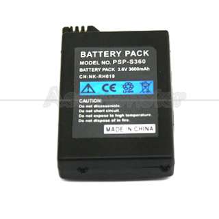   3600mAh Rechargeable Battery for Sony PSP 1000 1001 Series Battery US