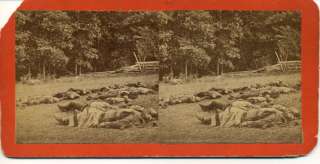 Battle of Gettysburg Stereoview Photograph  