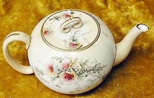 Antique Doulton Burslem 1891 1902 Pottery Teapot old and well used 