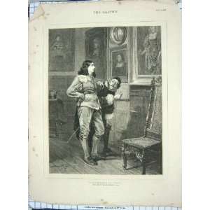1876 SEYMOUR LUCAS FINE ART MEN ART PAINTINGS PICTURES  