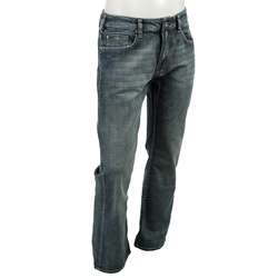   by David Bitton Mens Driven Distressed Blue Jeans  