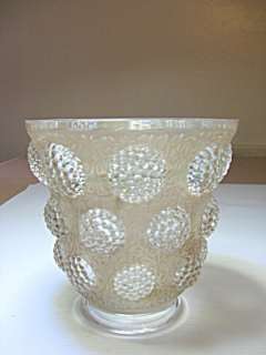 Verlys Art Deco Raspberry Vase  