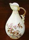 Antique Vintage French / German 6 Porclain Ewer Hand Painted Wild 