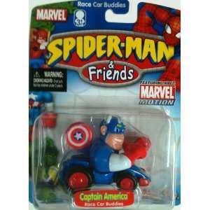   man & Friends Captain America Race Car Buddies By Maisto Toys & Games