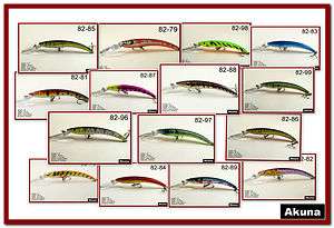   Lot of 15 Holographic 5.9 Deep Diving Pike Bass Walleye Fishing Lure