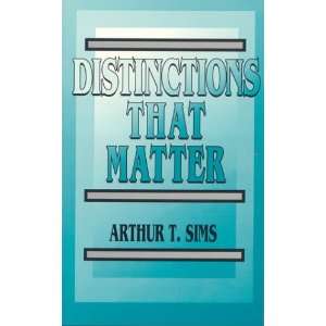   That Matter (9780898140002) Arthur T. Sims, Arthur Sims Books