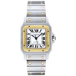 Cartier Santos Galbee Mens Two tone Automatic Watch  