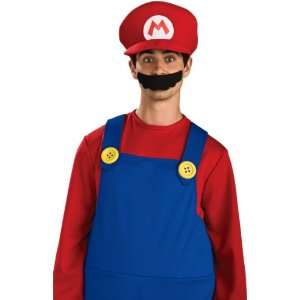  Lets Party By Rubies Costumes Deluxe Mario Hat Adult / Red 
